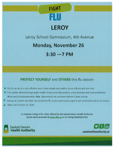 LEROY FLU CLINIC @ LeRoy School